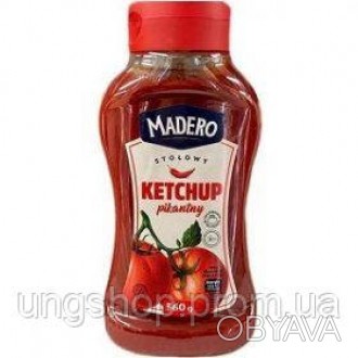 Madero Ketchup Pikantny — острый томатный кетчуп, 560 гр. Madero Ketchup Pikantn. . фото 1