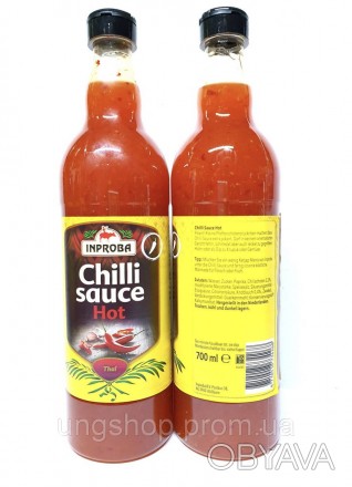 Соус чилі Chilli Sauce Hot Inproba 700ml   Chili Hot sauce – це гострий соус, як. . фото 1
