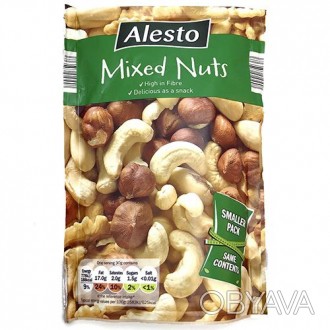 Суміш горіхів Alesto Mixed Nuts 200 г Суміш сушених горіхів. У складі: волоський. . фото 1