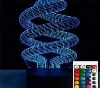 Видео-обзор, есть в описании
Каждый 3D Светильник имеет 16 цветов подсветки. 
Уп. . фото 2