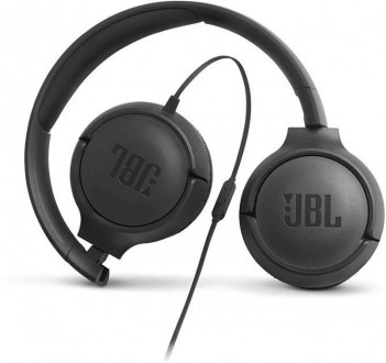 Навушники з мікрофоном JBL T500 Black JBLT500BLK розташовують звуком JBL Pure Ba. . фото 5