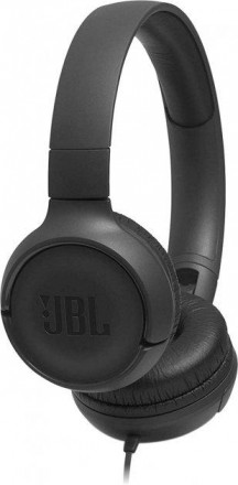 Навушники з мікрофоном JBL T500 Black JBLT500BLK розташовують звуком JBL Pure Ba. . фото 2