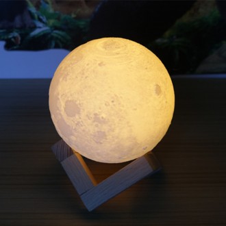 
Нічник 3D світильник Місяць Moon Touch Control 15 см, 5 режимів
3D світильник —. . фото 6