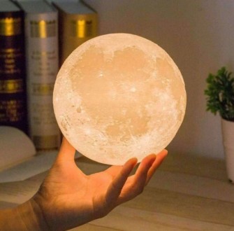 
Нічник 3D світильник Місяць Moon Touch Control 15 см, 5 режимів
3D світильник —. . фото 8