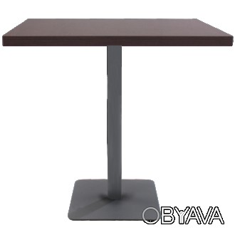 База стола Lotus Square 40x40x73 см антрацит Papatya