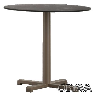 База стола Plus 48x48x73 см матовая серо-коричневая Papatya