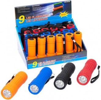 ![CDATA[Компактний ліхтарик (9 LED) для ручного використання, мобільний, з автон. . фото 2