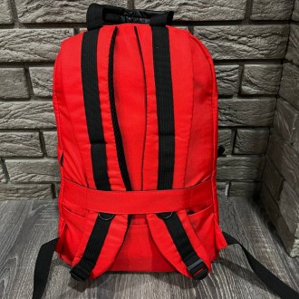 
 
 Рюкзак городской спортивный красный с логотипом Off-White :
- Модель - унисе. . фото 5