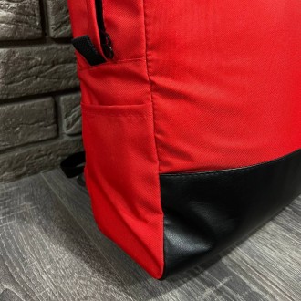 
 
 Рюкзак городской спортивный красный с логотипом Off-White :
- Модель - унисе. . фото 4