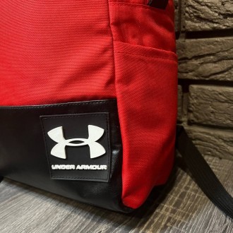 
 
 Рюкзак городской спортивный красный с логотипом Under Armour:
- Модель - уни. . фото 3