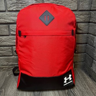 
 
 Рюкзак городской спортивный красный с логотипом Under Armour:
- Модель - уни. . фото 2