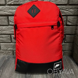 
 
 Рюкзак городской спортивный красный с логотипом Nike :
- Модель - унисекс;
-. . фото 1