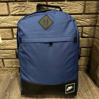
 
 Рюкзак городской спортивный синий с логотипом Nike :
- Модель - унисекс;
- Р. . фото 2