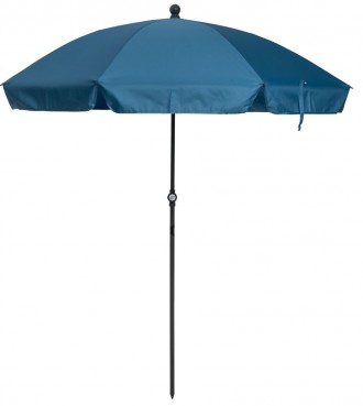 
Велика пляжна, садова парасолька з ультрафіолетовим захистом Livarno синій Опис. . фото 3