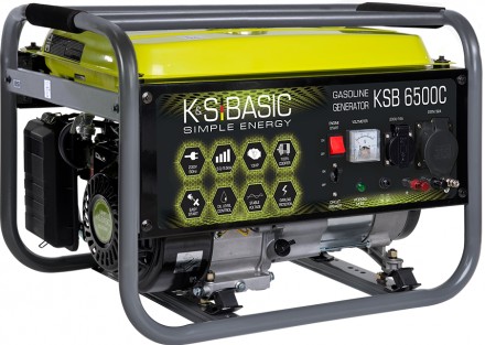 Опис моделі Konner&Sohnen BASIC KSB 6500C Однофазний генератор номінальної потуж. . фото 2