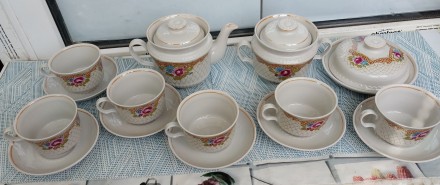 Продаётся новый Сервиз чайный «Ромашка» на 6 человек из 15 предметов. . фото 2
