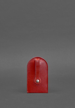 Зручна червона ключниця для невеликої кількості стандартних ключів закривається . . фото 3