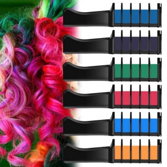 Мелки для окрашивания волос – это пастель насыщенных цветов, для временного окра. . фото 4