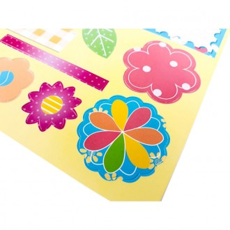 Створити вітальну листівку з яскравих, барвистих елементів, які легко виймаються. . фото 6