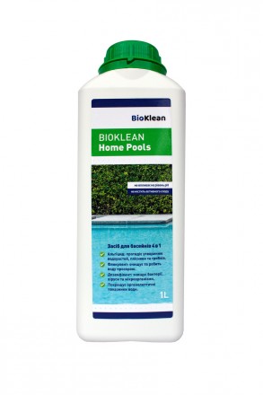 Средство для очищения воды в бассейне Home Pools 1 л BioKlean. Львов. фото 1 Средство для очищения воды в бассейне Home Pools 1 л BioKlean. Львов. фото 1