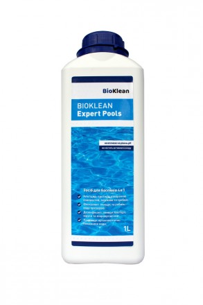 "BioKlean Expert Pools", это без хлорное универсальное жидкое средство «4 в 1» д. . фото 2