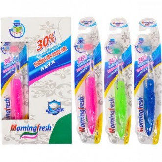 Пластикові гігієнічні дорожні доладні зубні щітки " Morningfresh" з синтетичною . . фото 2