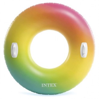 Круг надувной Цветная капля от производителя Intex «Цветной вихрь» -. . фото 2