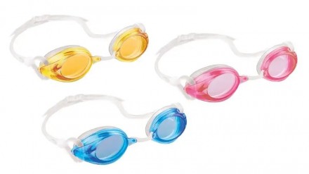 Детские очки для плавания Линзы изготовлены из прочного поликарбонала. Оправа - . . фото 5