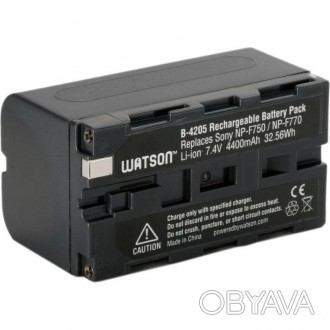Акумулятор Watson NP-F770 Lithium-Ion Battery Pack (7.4V, 4400mAh) (B-4205)
Літі. . фото 1