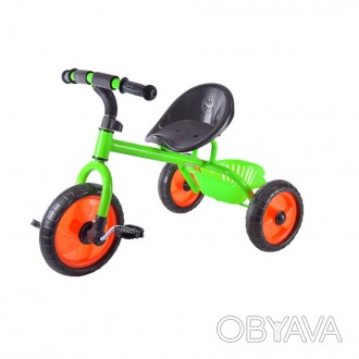 Дитячий триколісний велосипед. Діаметр передніх коліс – 10 дюймів, задніх – 8 дю. . фото 1