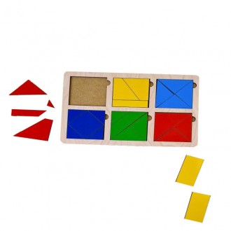 Склади квадрат - це одна з безлічі розвиваючих іграшок, створених сім'єю Нікітін. . фото 3