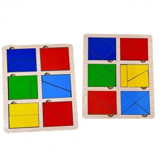 Склади квадрат - це одна з безлічі розвиваючих іграшок, створених сім'єю Нікітін. . фото 2