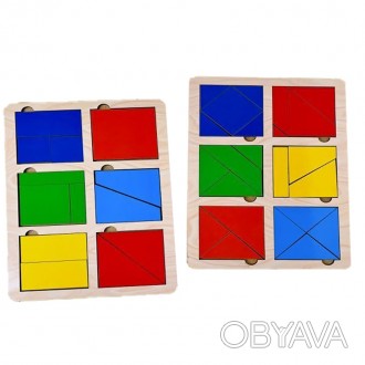 Склади квадрат - це одна з безлічі розвиваючих іграшок, створених сім'єю Нікітін. . фото 1