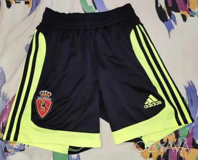 Футбольные шорты Adidas FC Real Saragoza, размер-S, длина-42см, пояс 30-37см, в . . фото 1
