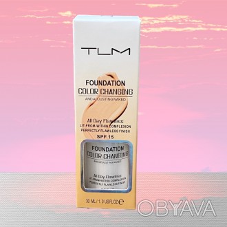 Тональна основа, що підлаштовується під тон шкіри TLM Foundation color Changing