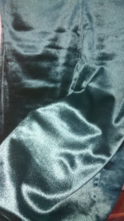 Платье Inditex женское велюровое. Размер 44, цвет тёмно - зелёный. Материал - то. . фото 9