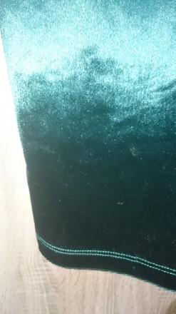 Платье Inditex женское велюровое. Размер 44, цвет тёмно - зелёный. Материал - то. . фото 6