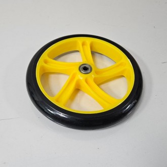 Универсальное полиуретановое колесо для городского самоката в диаметре 200 мм (2. . фото 3