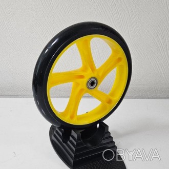Универсальное полиуретановое колесо для городского самоката в диаметре 200 мм (2. . фото 1