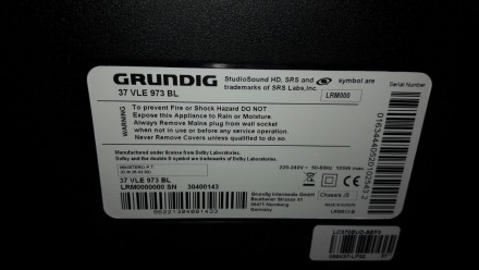 Grundic  TV 37VLE973BL 
     
     Телевізор Grundig 37 VLE 973 BL 94 см (37&q. . фото 6