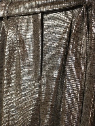 Штани Jennifer Lopez Metallic Silver Femme Utility з високою талією великий розм. . фото 8