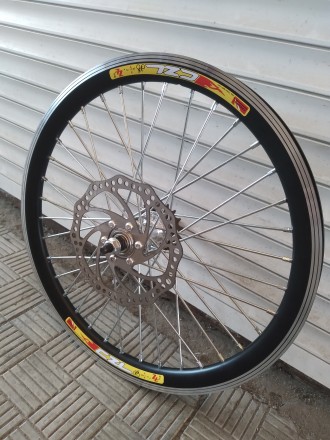 Вело колесо заднее комплект на усиленной спице 3мм под диск 20 24 26 27,5 28 дюй. . фото 7