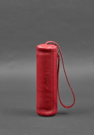 Шкіряна ключниця червоного кольору - ідеальний аксесуар для любительок практични. . фото 7