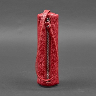 Шкіряна ключниця червоного кольору - ідеальний аксесуар для любительок практични. . фото 8