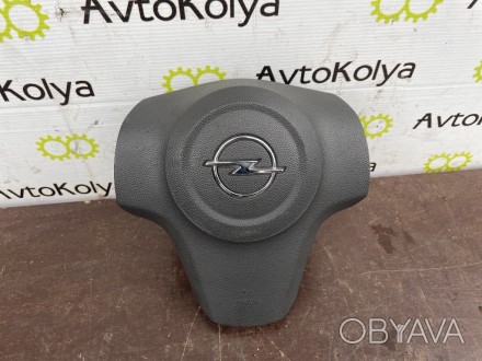  Подушка безопасности водителя AirBag в руль Opel Corsa D (Опель Корса Д) модель. . фото 1