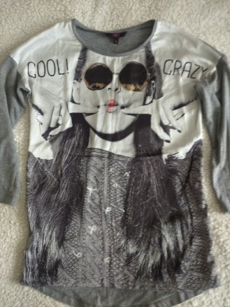 Реглан, кофточка, джемпер , свитер девочке р.158-164 ,Cool Cat.
Цвет- серый в м. . фото 7
