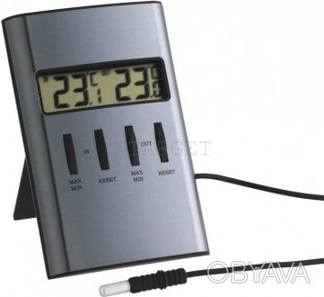 
• Комнатный, уличный термометр
• Тип: электронный
• Минимальная измеряемая темп. . фото 1