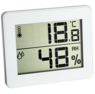 
Термогигрометр цифровой TFA 30502702, 100x12x82 мм, белый
Домашний термометр-ги. . фото 2