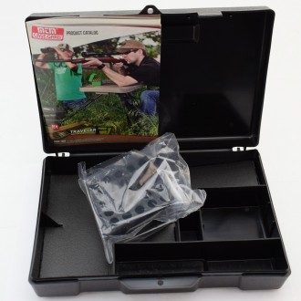 Кейс MTM Handgun Storage Box 804 для пистолета/револьвера с отсеком под патроны . . фото 2