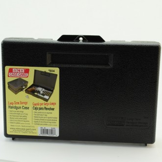 Кейс MTM Handgun Storage Box 804 для пистолета/револьвера с отсеком под патроны . . фото 5